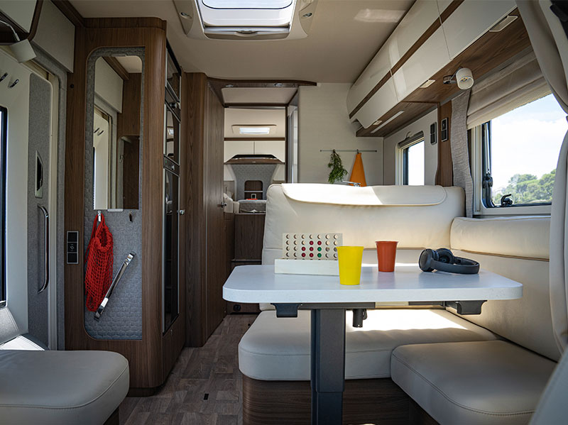 Hymer B Class Masterline BML-T lounge area